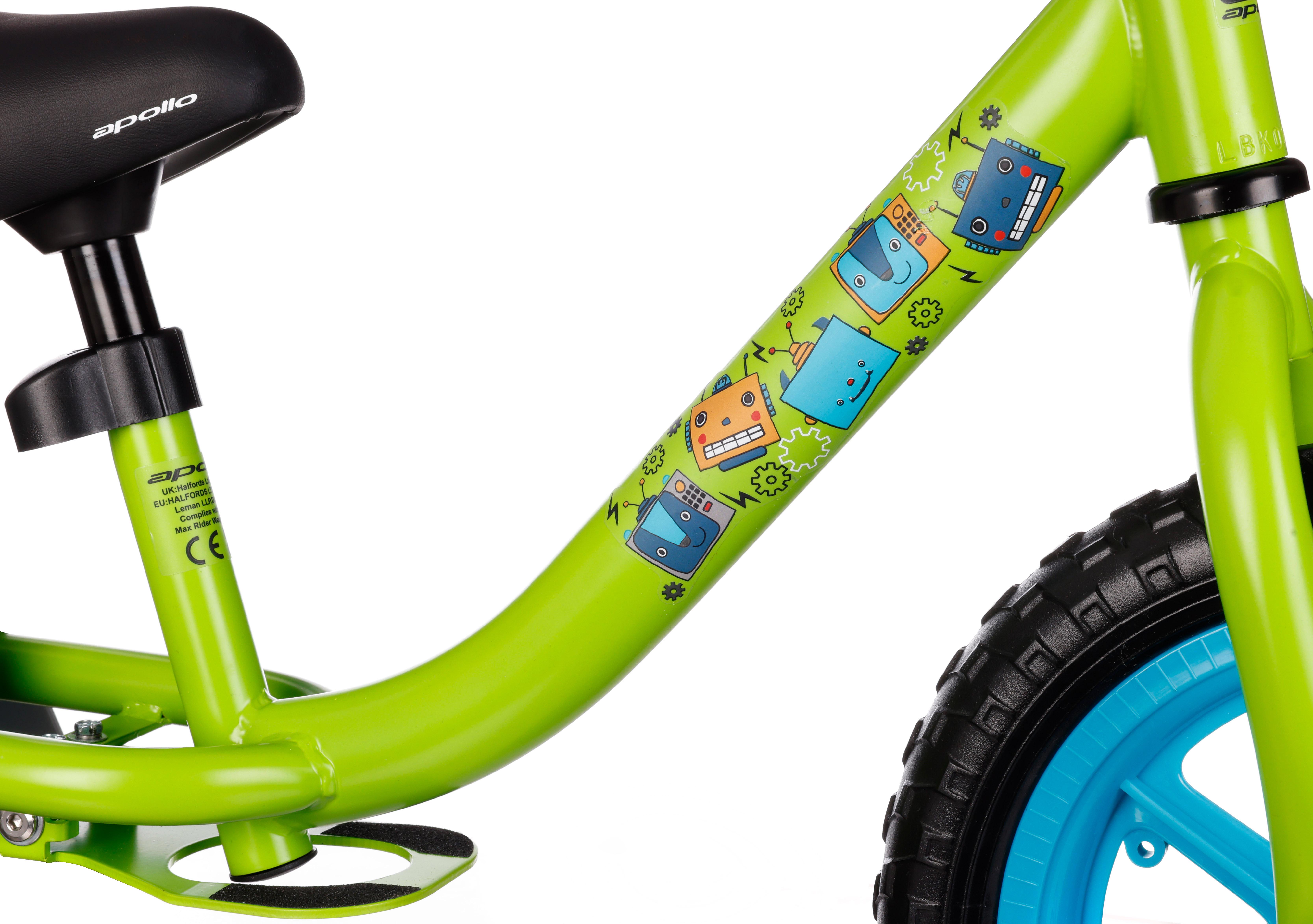 Apollo Wizzer, Green Robots - 12" Wheel