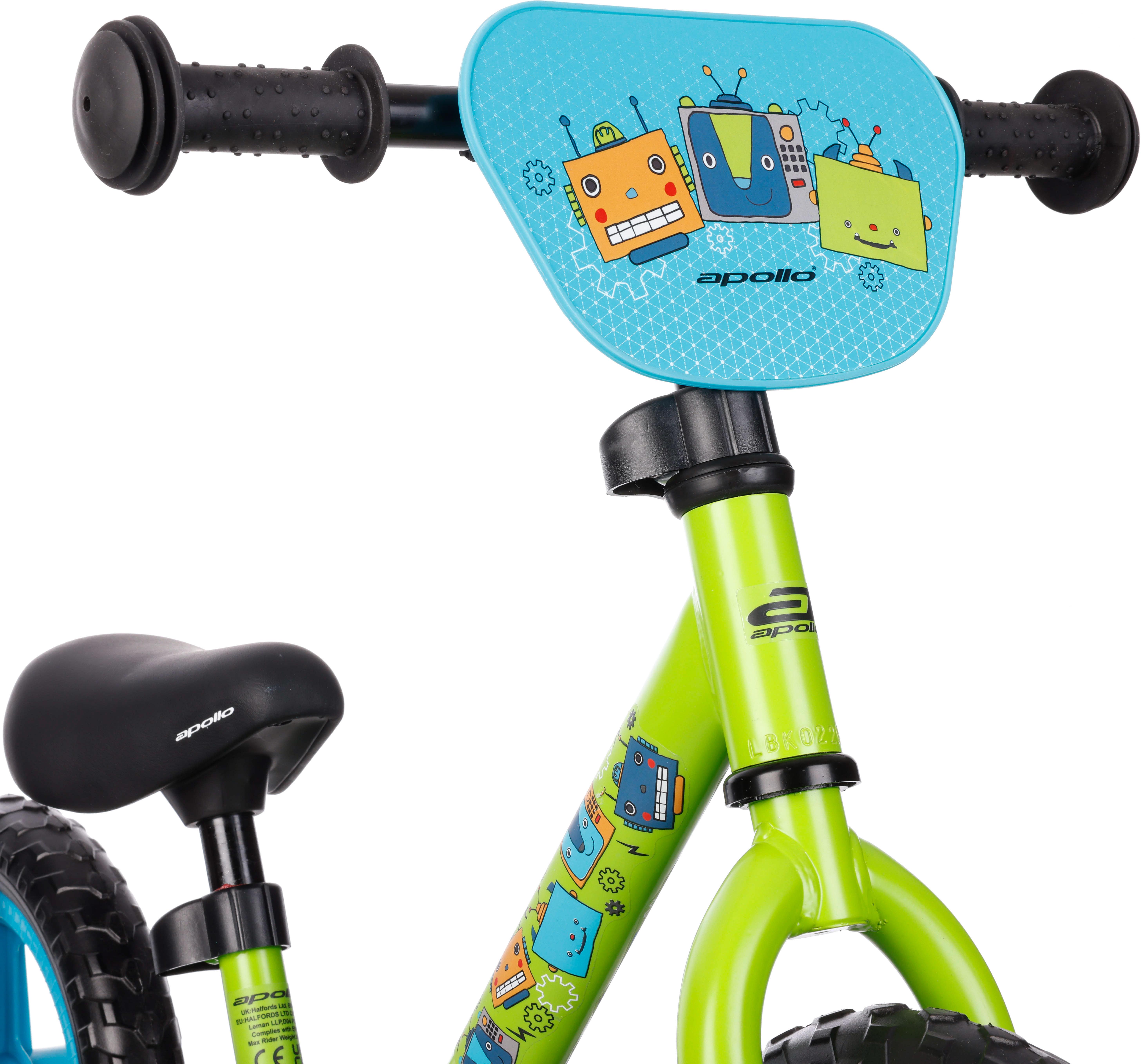 Apollo Wizzer, Green Robots - 12" Wheel