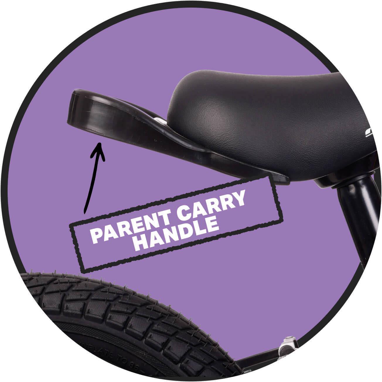 Carrera Cosmos Balance Bike, Purple - 12" Wheel