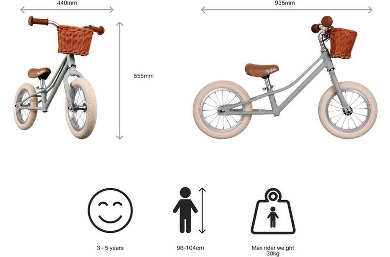 Pendleton Balance Bike, Sage - 12" Wheel Pendleton Balance Bike, Sage - 12" Wheel
