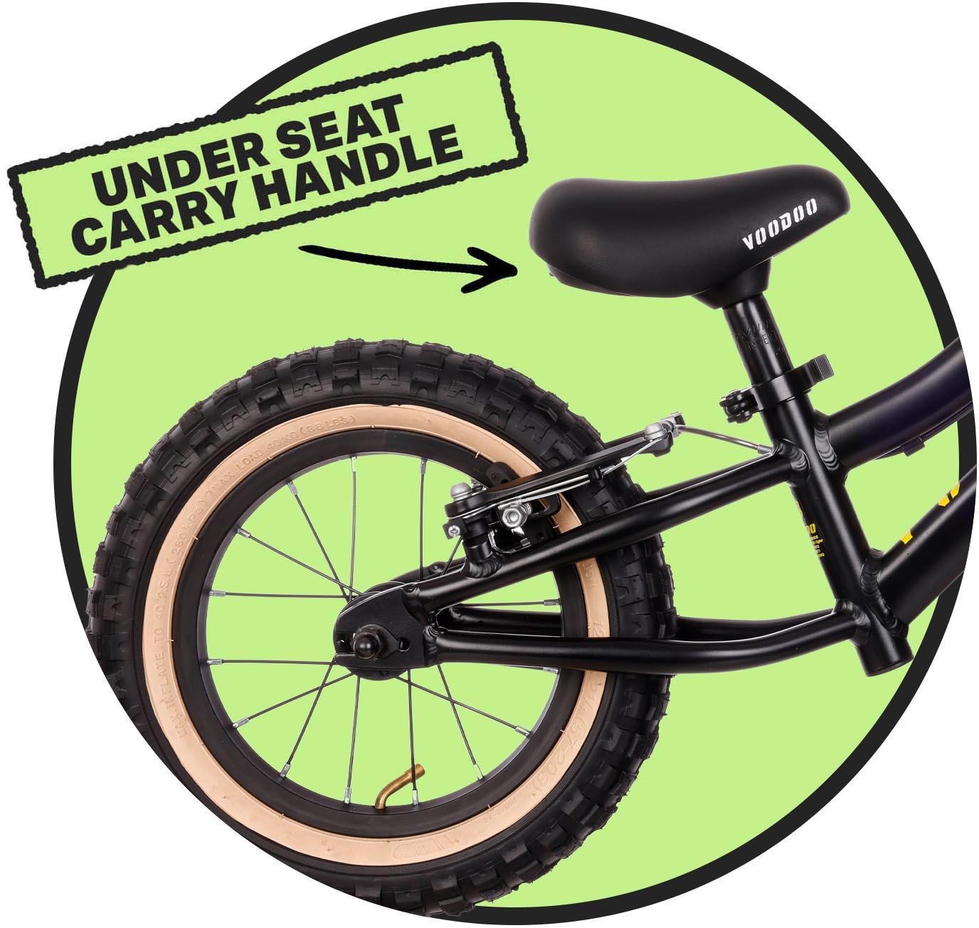 Voodoo Bizango Balance Bike, Black - 12" Wheel