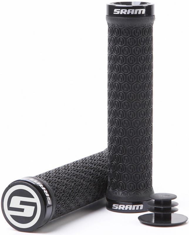 Halfords Sram SRAM Lockring Grips With Bar End Plugs, Black | Extra 8% off for BC Members