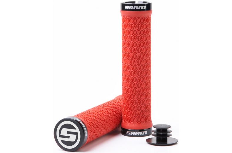 SRAM Locking Grips w/ 2 Clamps & End Plugs SRAM Locking Grips w/ 2 Clamps & End Plugs