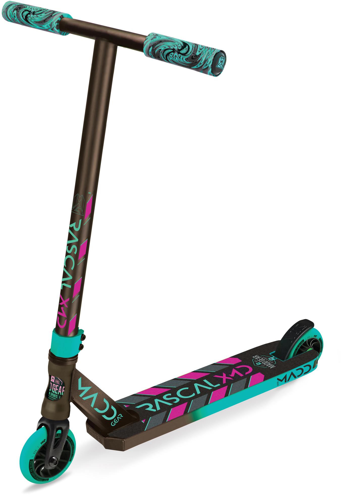Madd Gear Kick Mini Pro Rascal III Stunt Scooter Teal/Pink Halfords UK