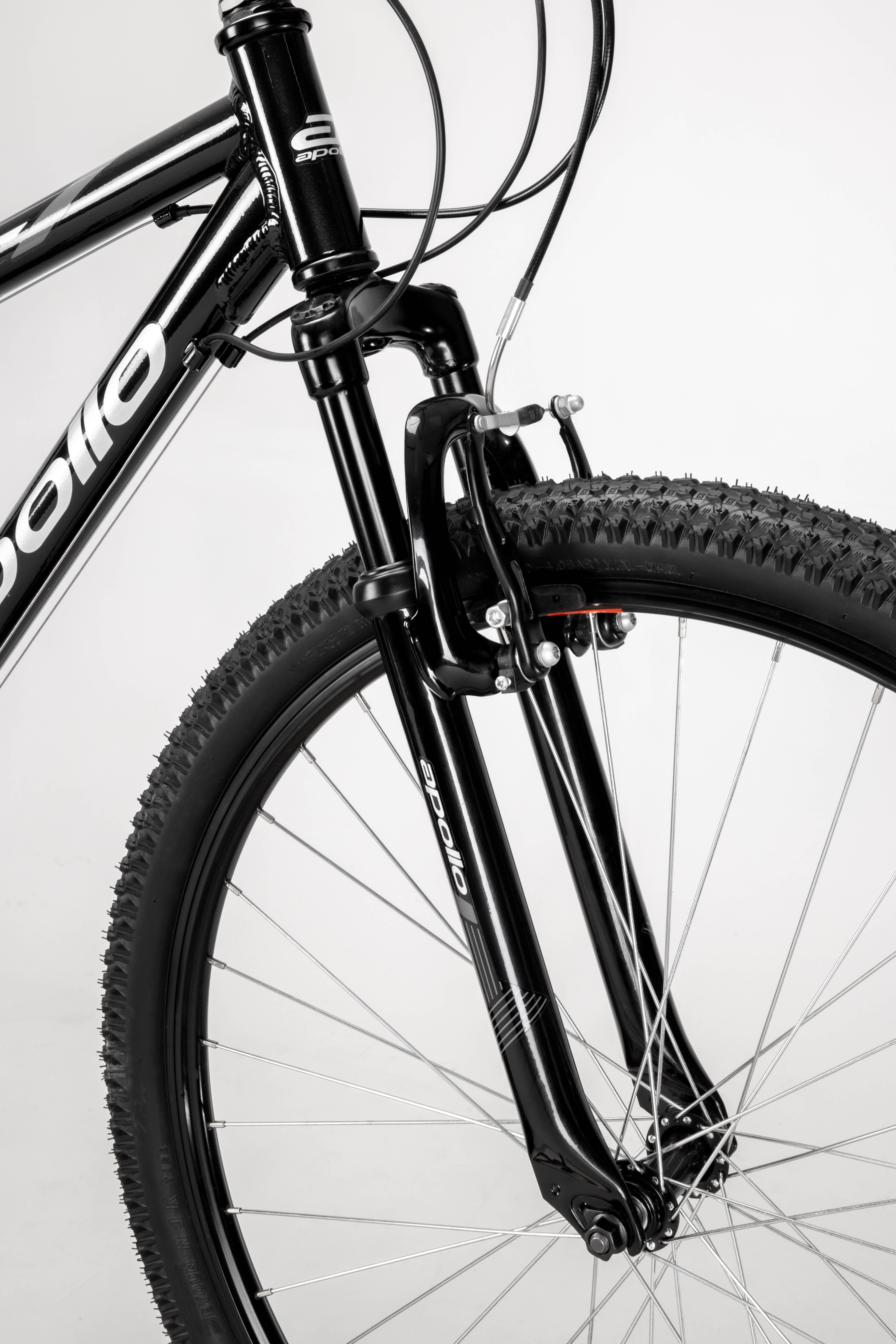 Apollo Phaze Black Mountain Bike - S, M, L Frames