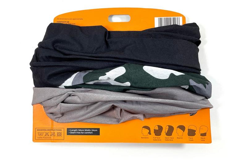 Halfords Core Neckwear 3pc Pack Halfords Core Neckwear 3pc Pack