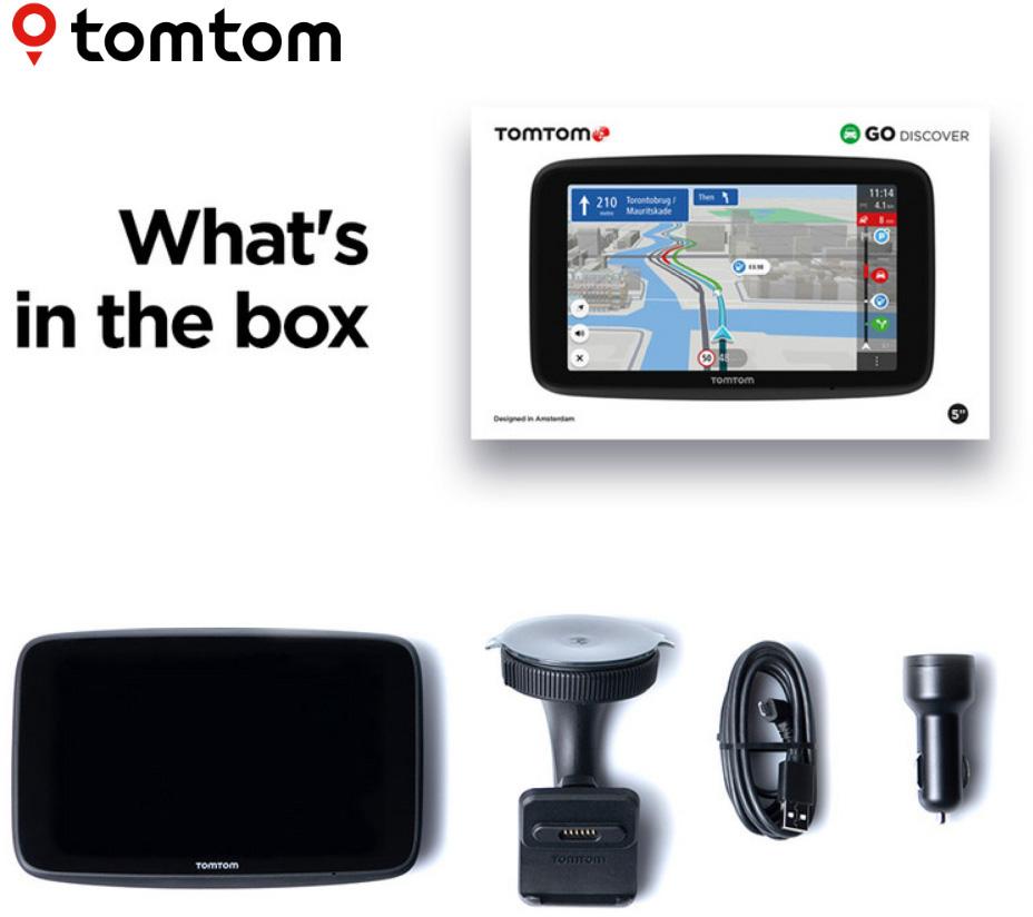 TomTom GO Discover 5" Car Sat Nav