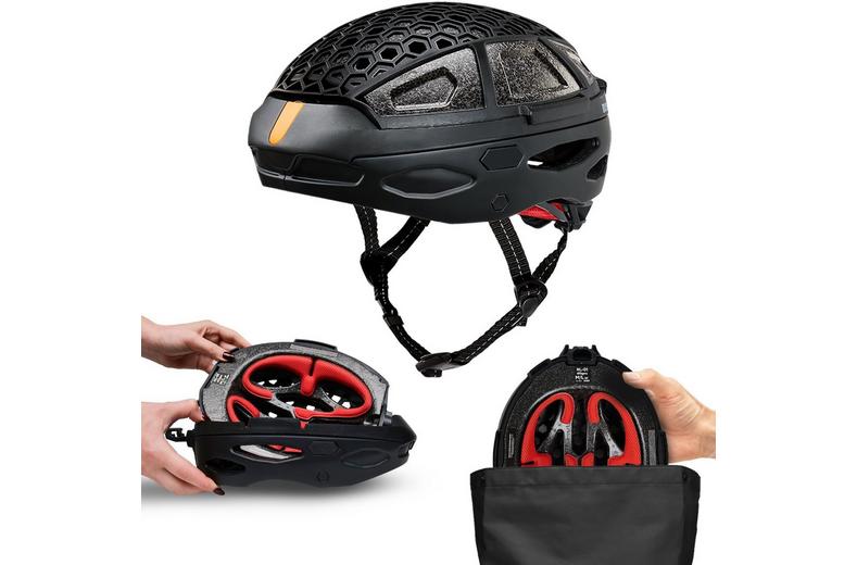 Newlane Folding Commuter Helmet Orange Size Large 61-63 Newlane Folding Commuter Helmet Orange Size Large 61-63