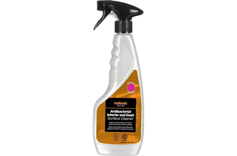 Halfords Anti-Bacterial Interior Cleaner 500ml Halfords Anti-Bacterial Interior Cleaner 500ml