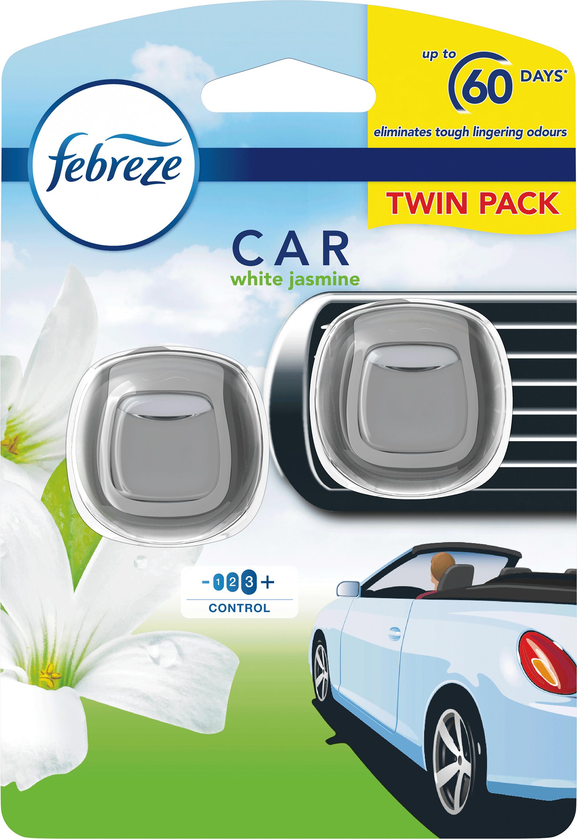 Febreze Vent Clip  Car Air Freshener - White Jasmine