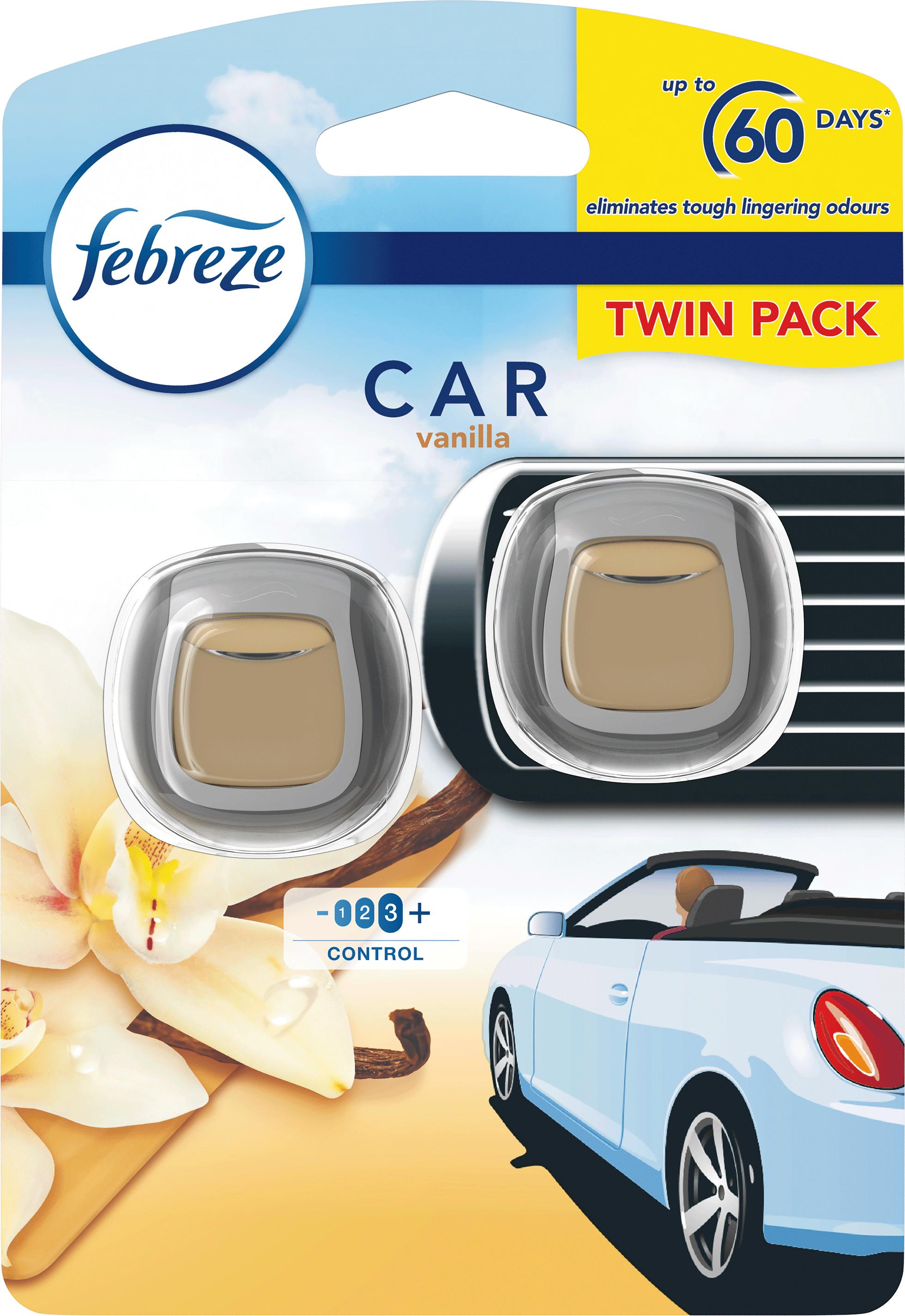 Febreze Vent Clip Car Air Freshener - Vanilla