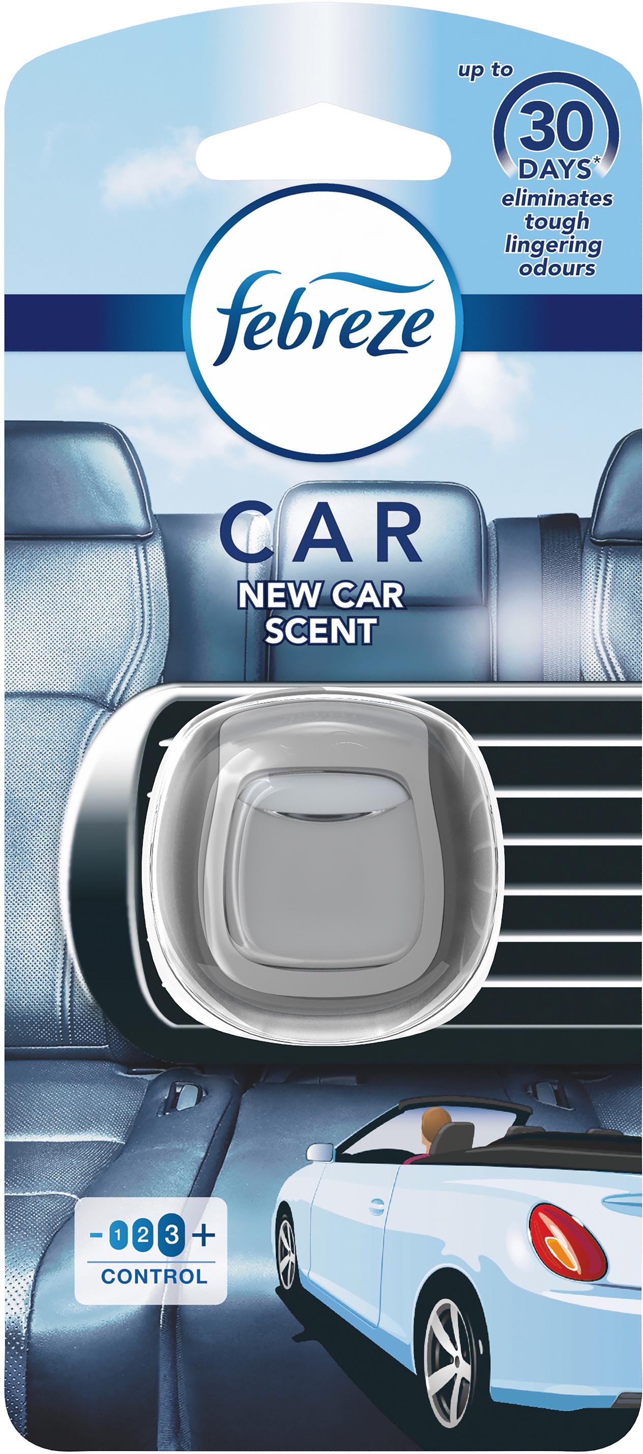 Febreze Vent Clip Car Air Freshener - New Car