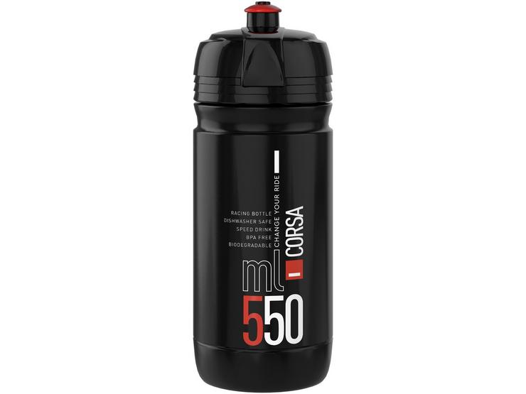Elite Corsa Bio Bottle 550ml Black
