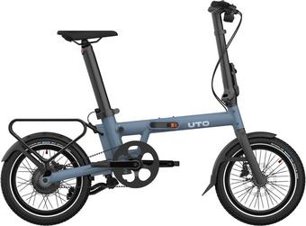 UTO Morning PRO16 Electric Folding Bike, Mineral Blue