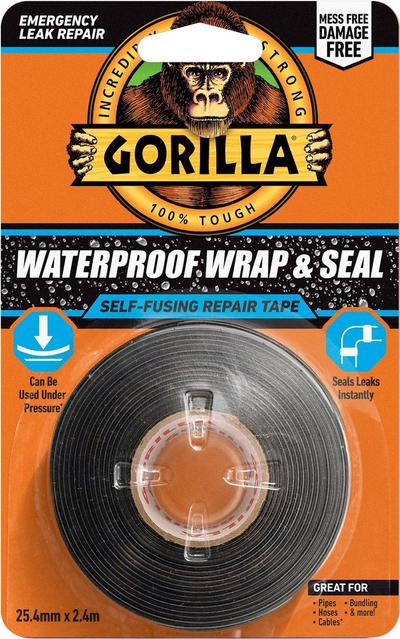 Gorilla Waterproof Wrap & Seal Black 2.4m Gorilla Waterproof Wrap & Seal Black 2.4m