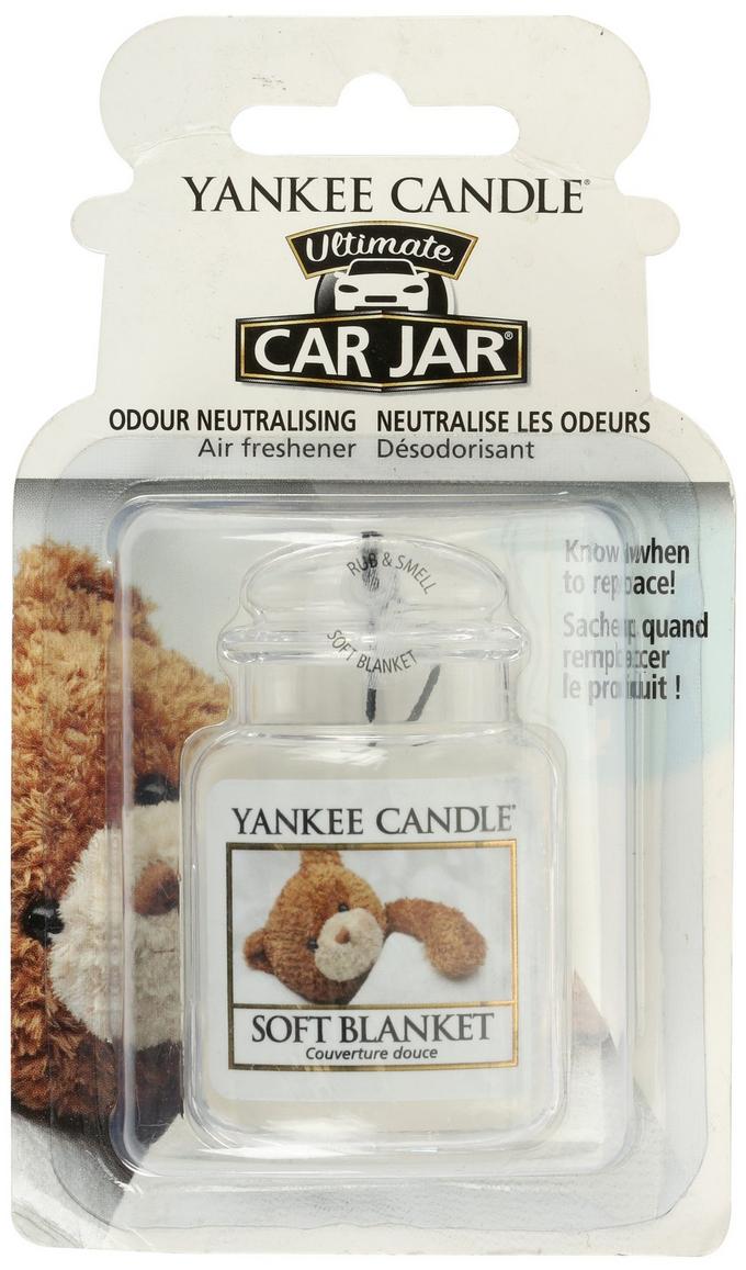 Yankee Candle Car Jar Ultimate Air Freshener in Soft Blanket