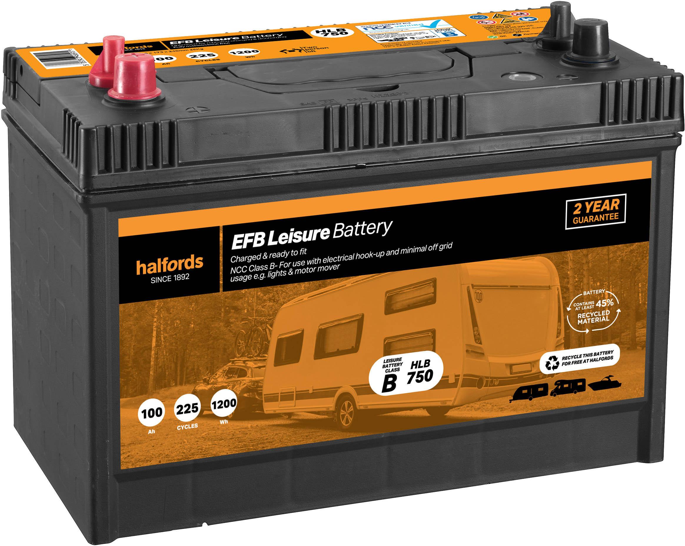 Halfords Leisure Battery Hlb750