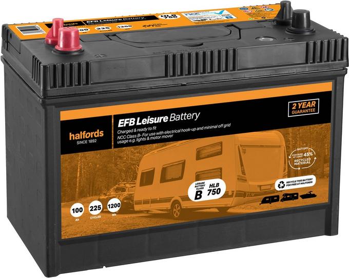 Halfords Leisure Battery HLB750