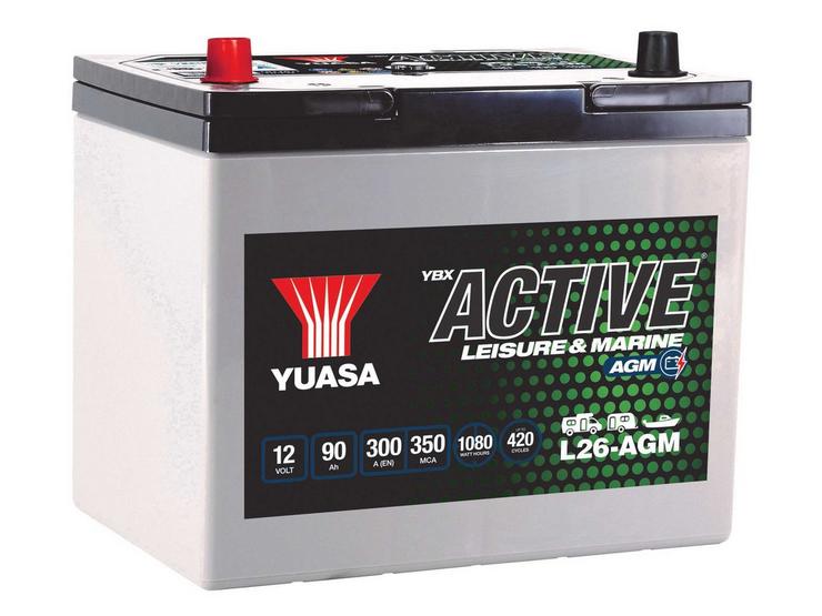 Yuasa Active Leisure Battery L26-AGM