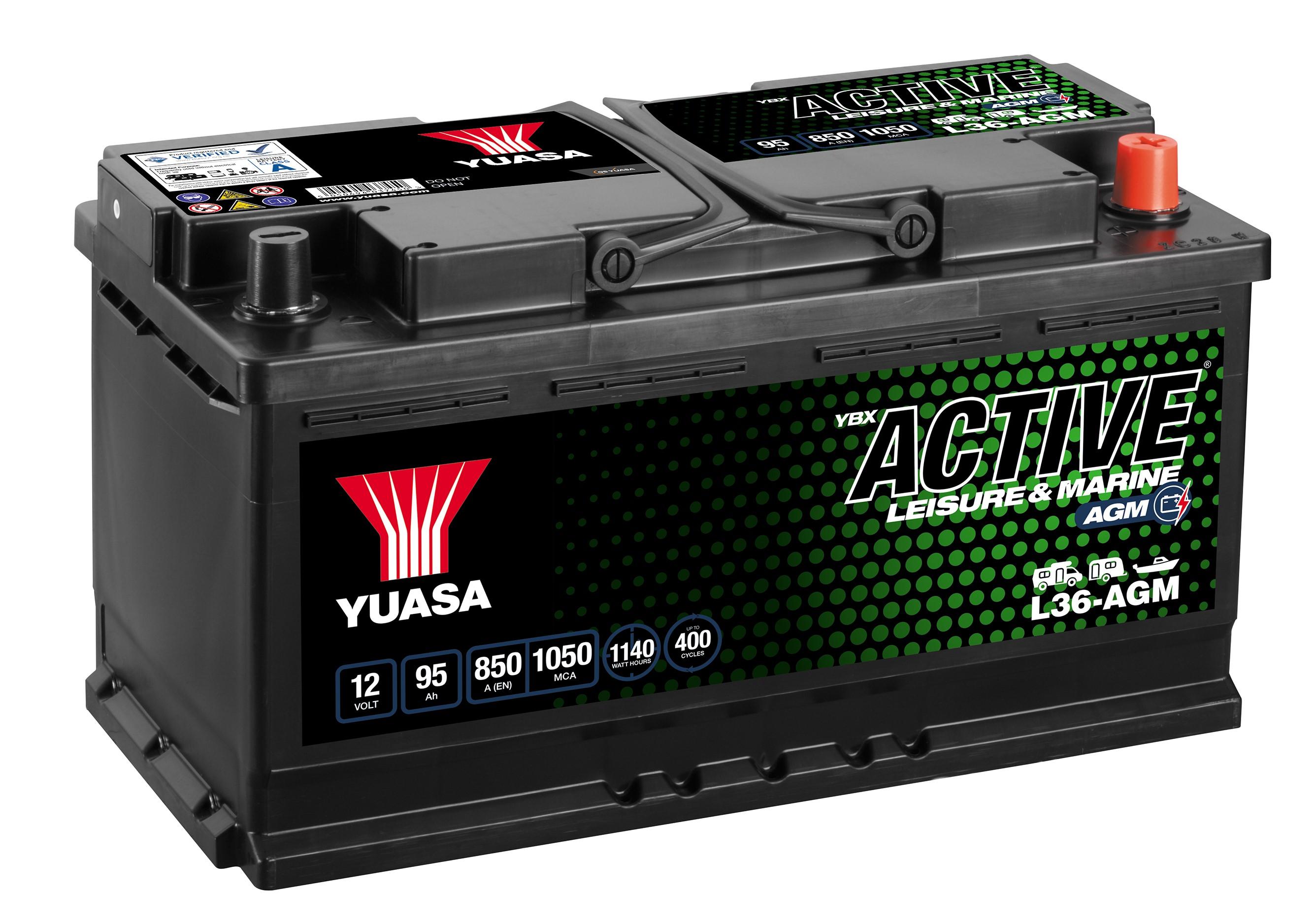 Yuasa Active Leisure Battery L36-AGM