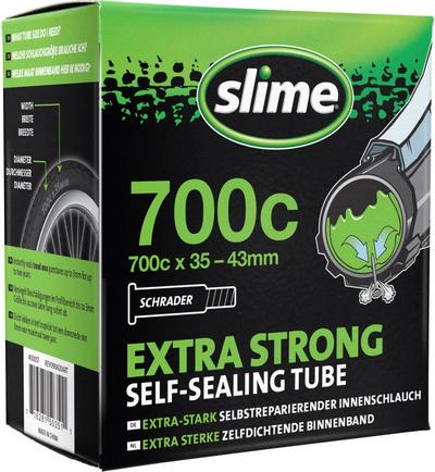 Slime Self-Sealing Inner Tubes 700c x 35-43mm, Schrader Slime Self-Sealing Inner Tubes 700c x 35-43mm, Schrader