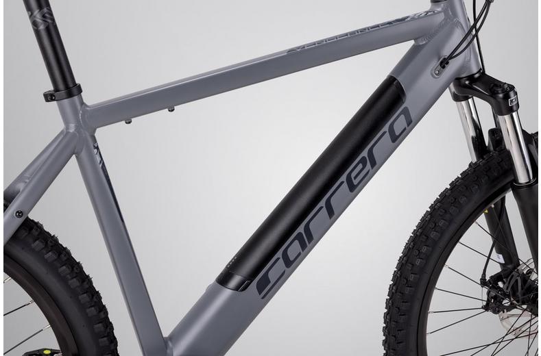 Carrera Vengeance-E 3.0 Electric Mountain Bike - Grey - S, M, L, XL Frames Carrera Vengeance-E 3.0 Electric Mountain Bike - Grey - S, M, L, XL Frames