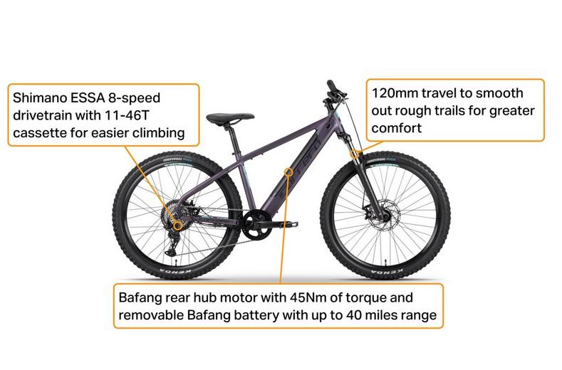 Carrera Vengeance-E 3.0 Womens Electric Mountain Bike - S, M Frames Carrera Vengeance-E 3.0 Womens Electric Mountain Bike - S, M Frames