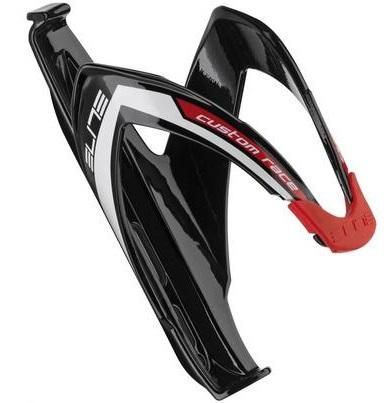 Elite Custom Race Water Bottle Cage Black/Red