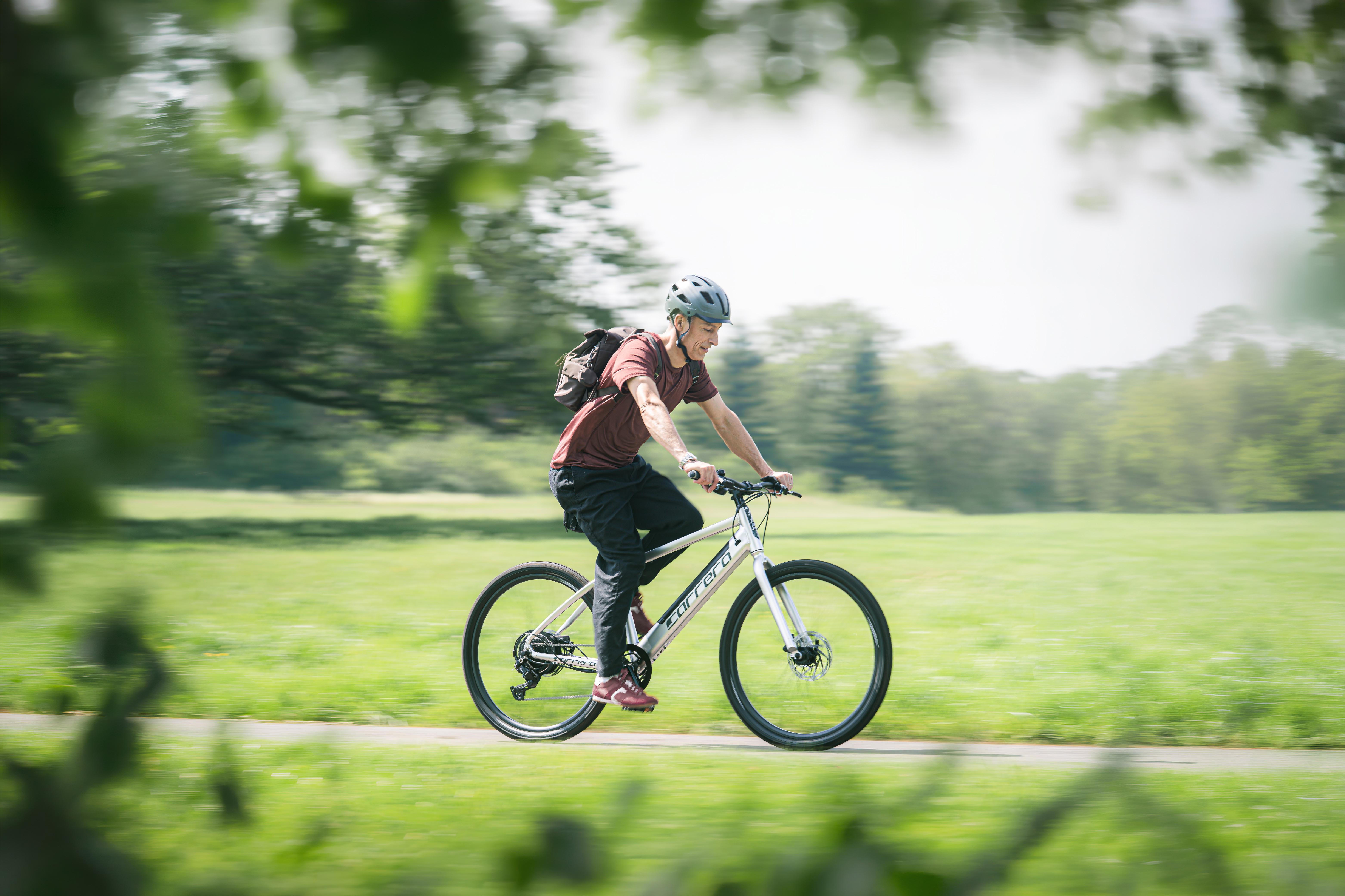 Carrera Subway-E 2 Electric Hybrid Bike - S, M, L Frames