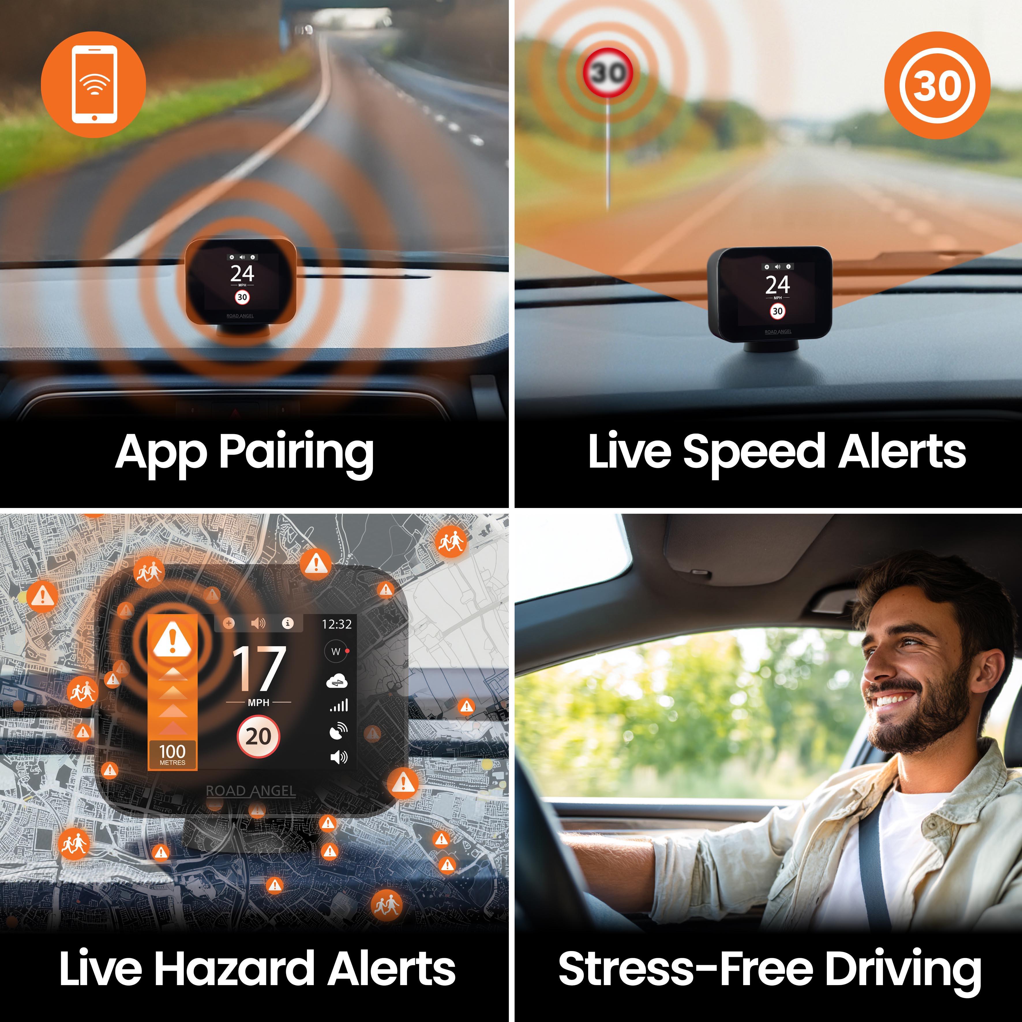 Road Angel Pure Sync - Smart Road Safety