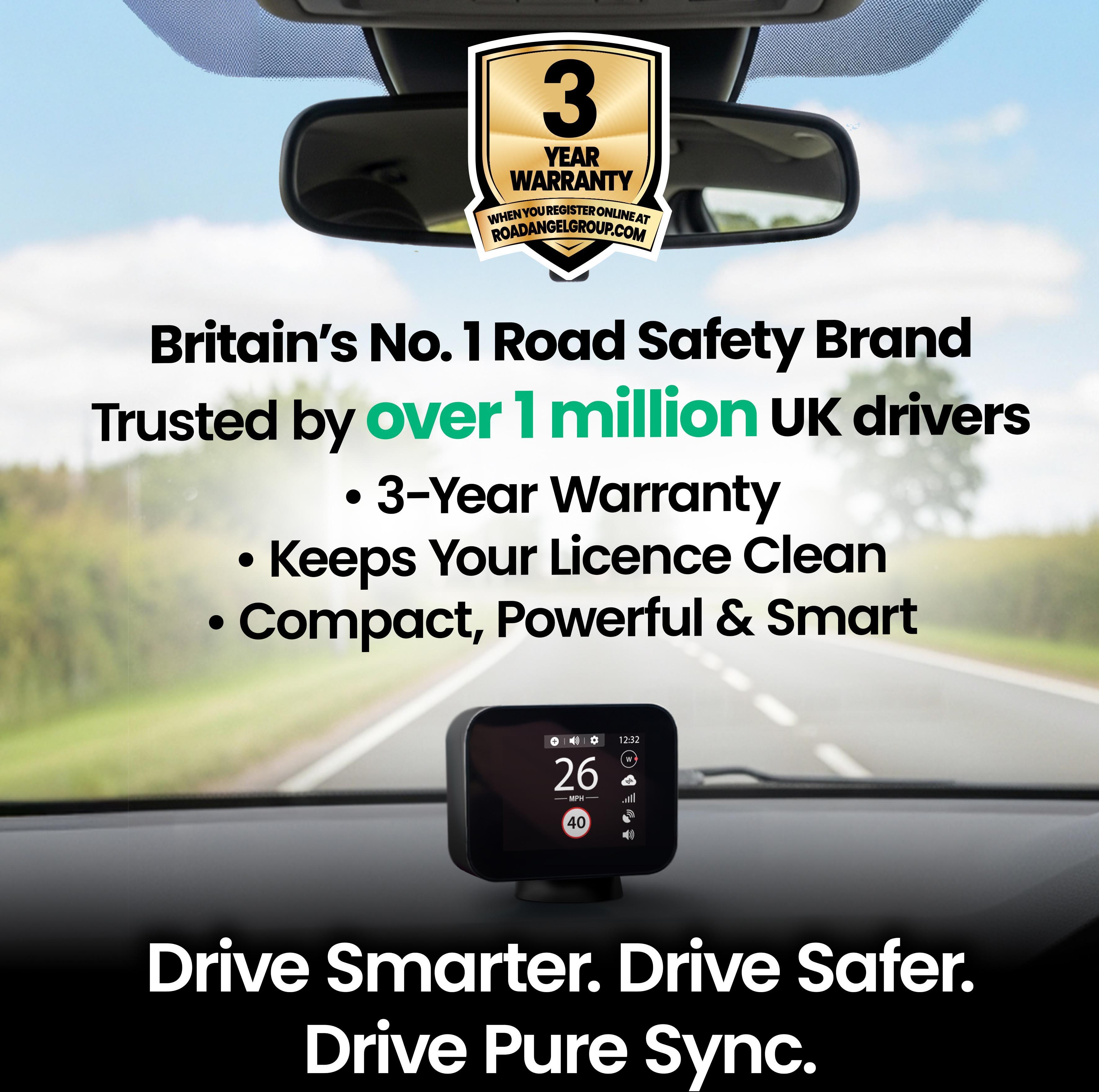 Road Angel Pure Sync - Smart Road Safety