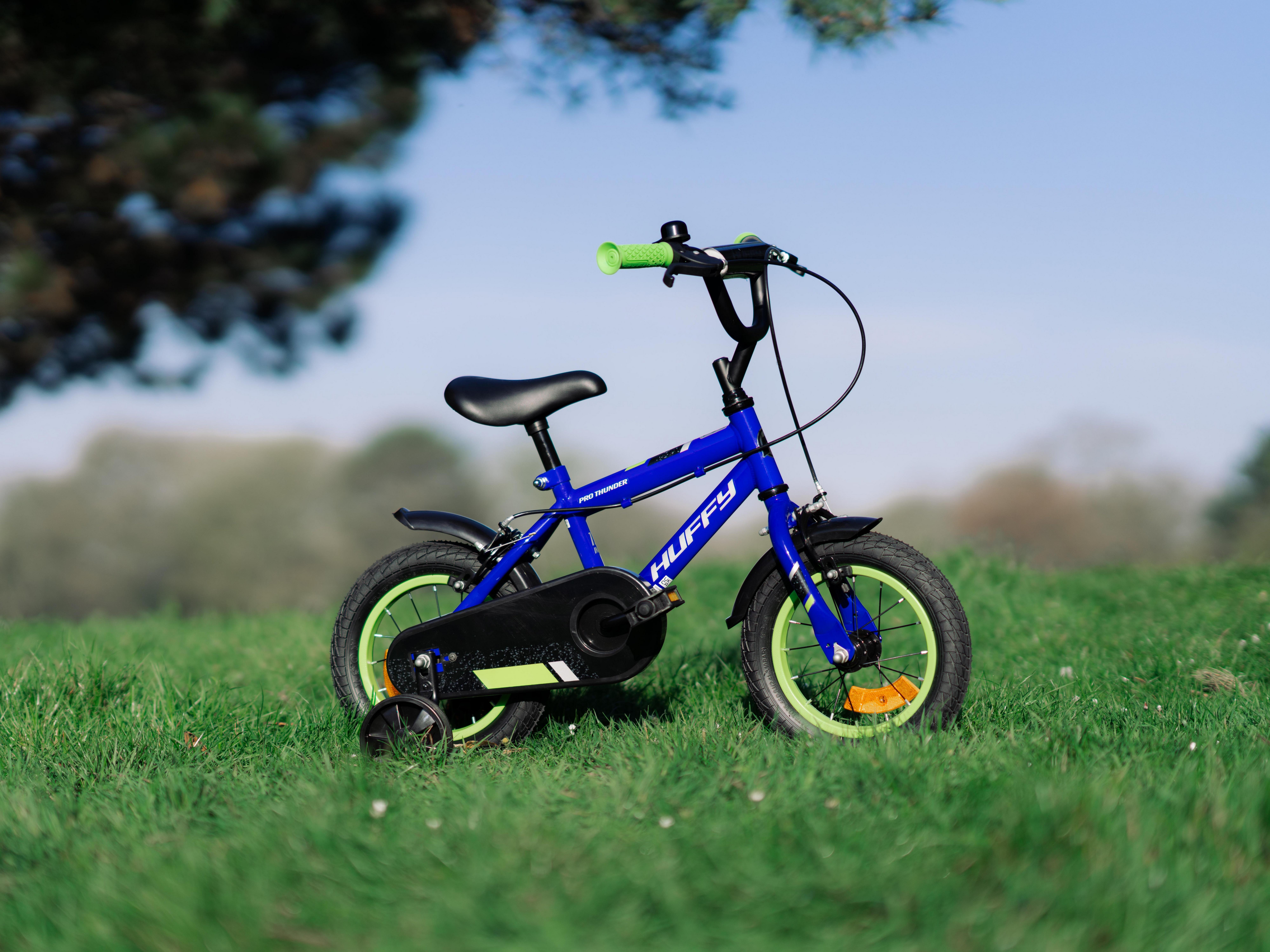 Huffy Pro Thunder Bike, Blue - 12" Wheel