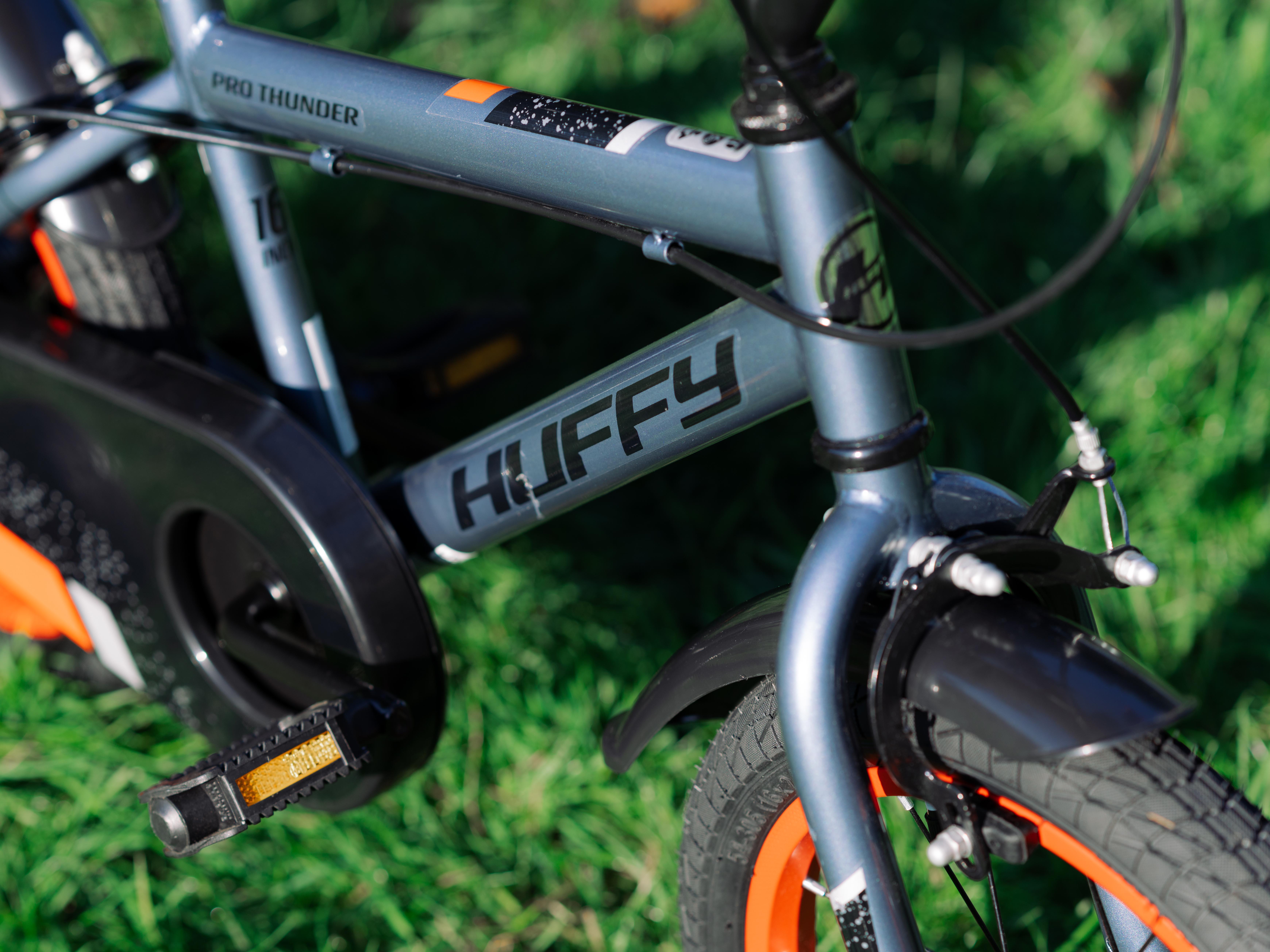 Huffy Pro Thunder Bike, Grey - 16" Wheel