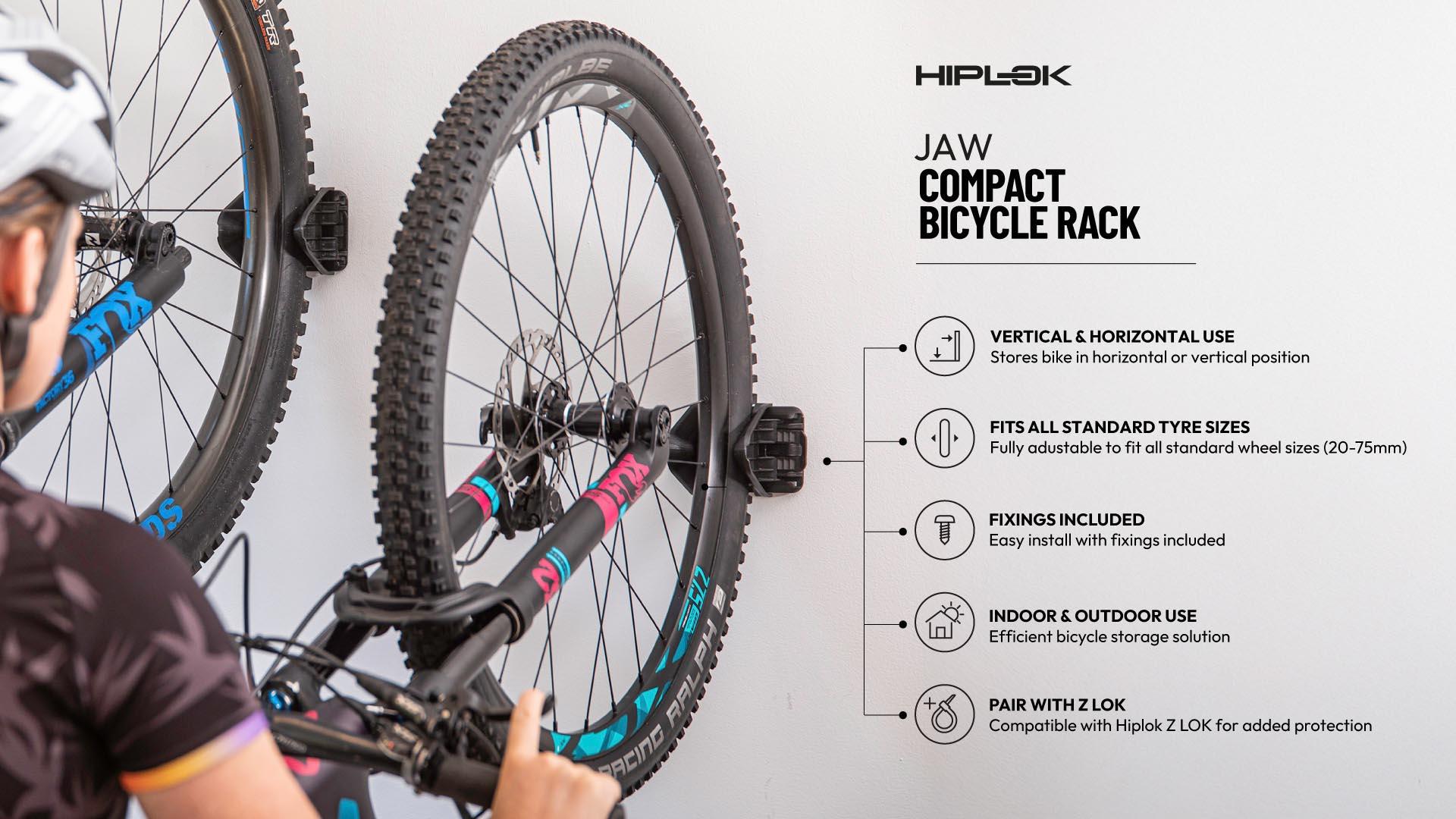 Hiplok JAW Wall Mounted Bike Rack