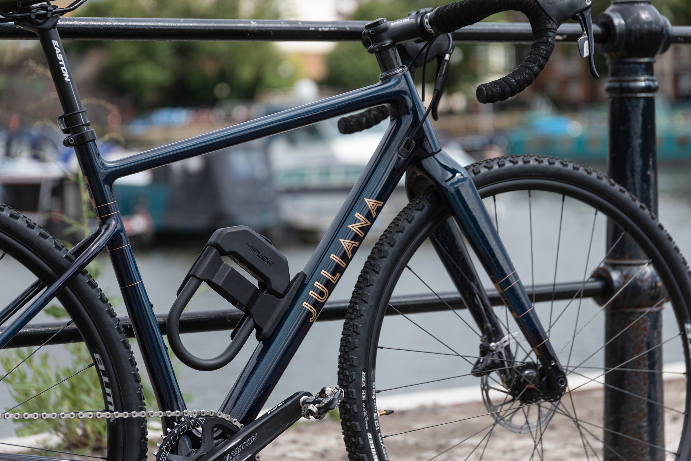 Hiplok DX D Lock Frame Clip All Black