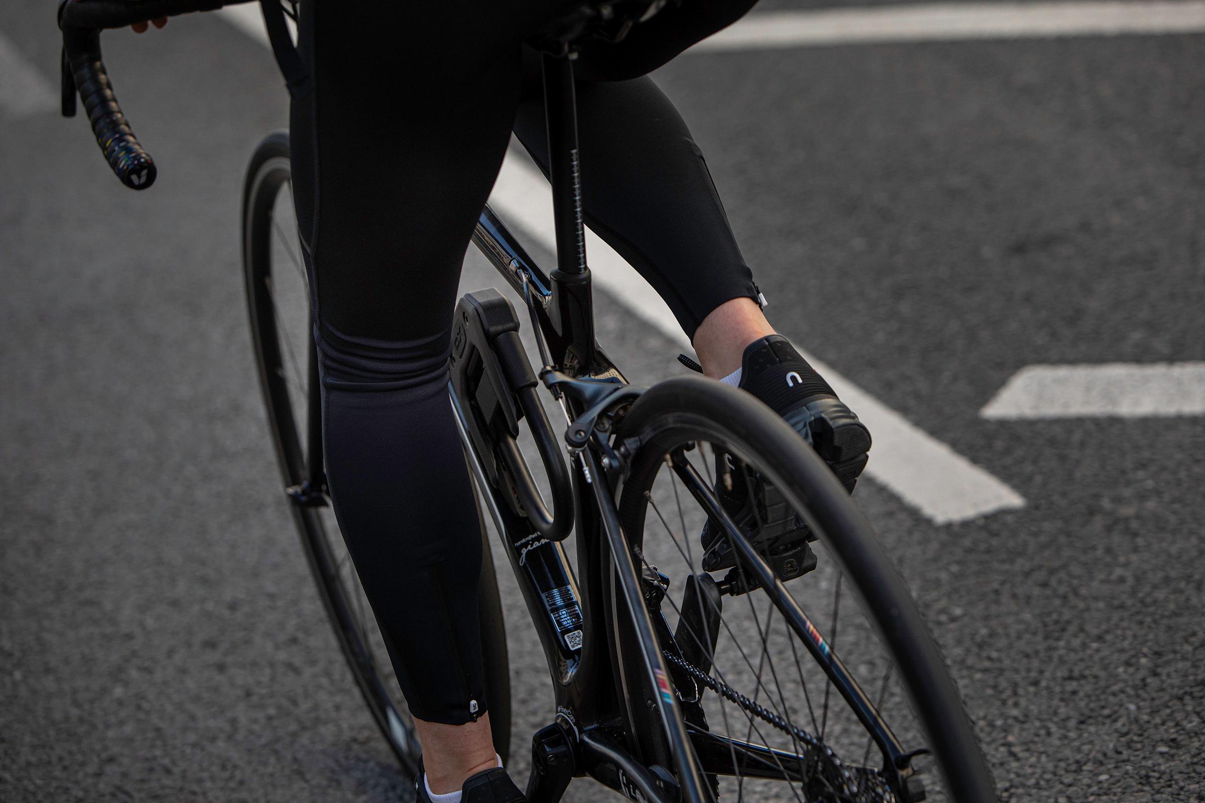 Hiplok DX D Lock Frame Clip All Black