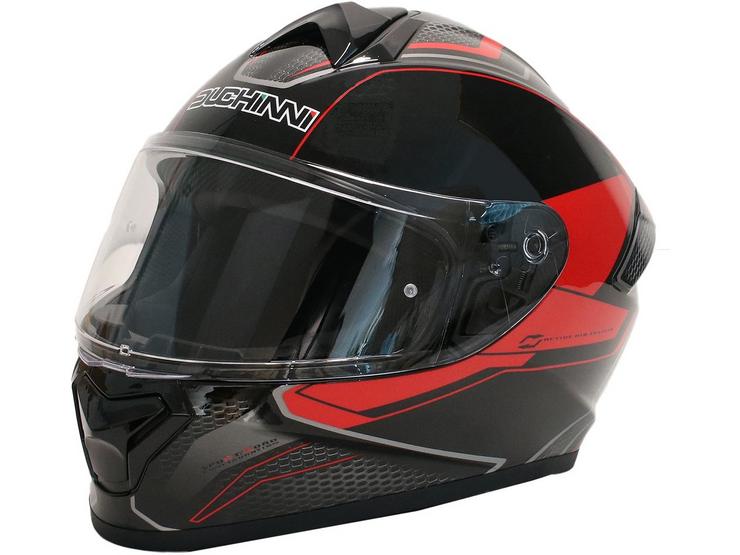 Duchinni Black/Red Helmet D977