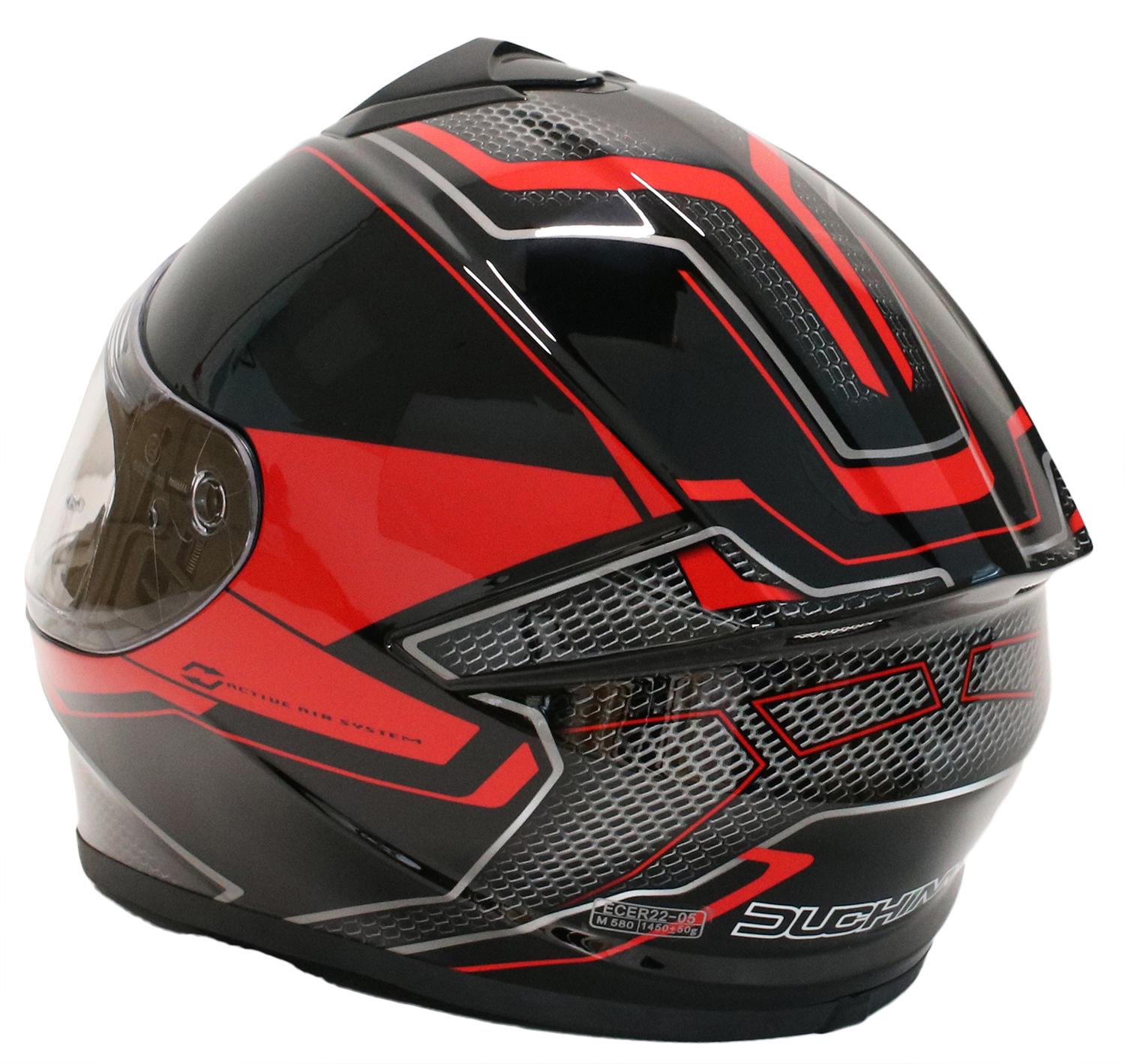 Duchinni Black/Red Helmet D977