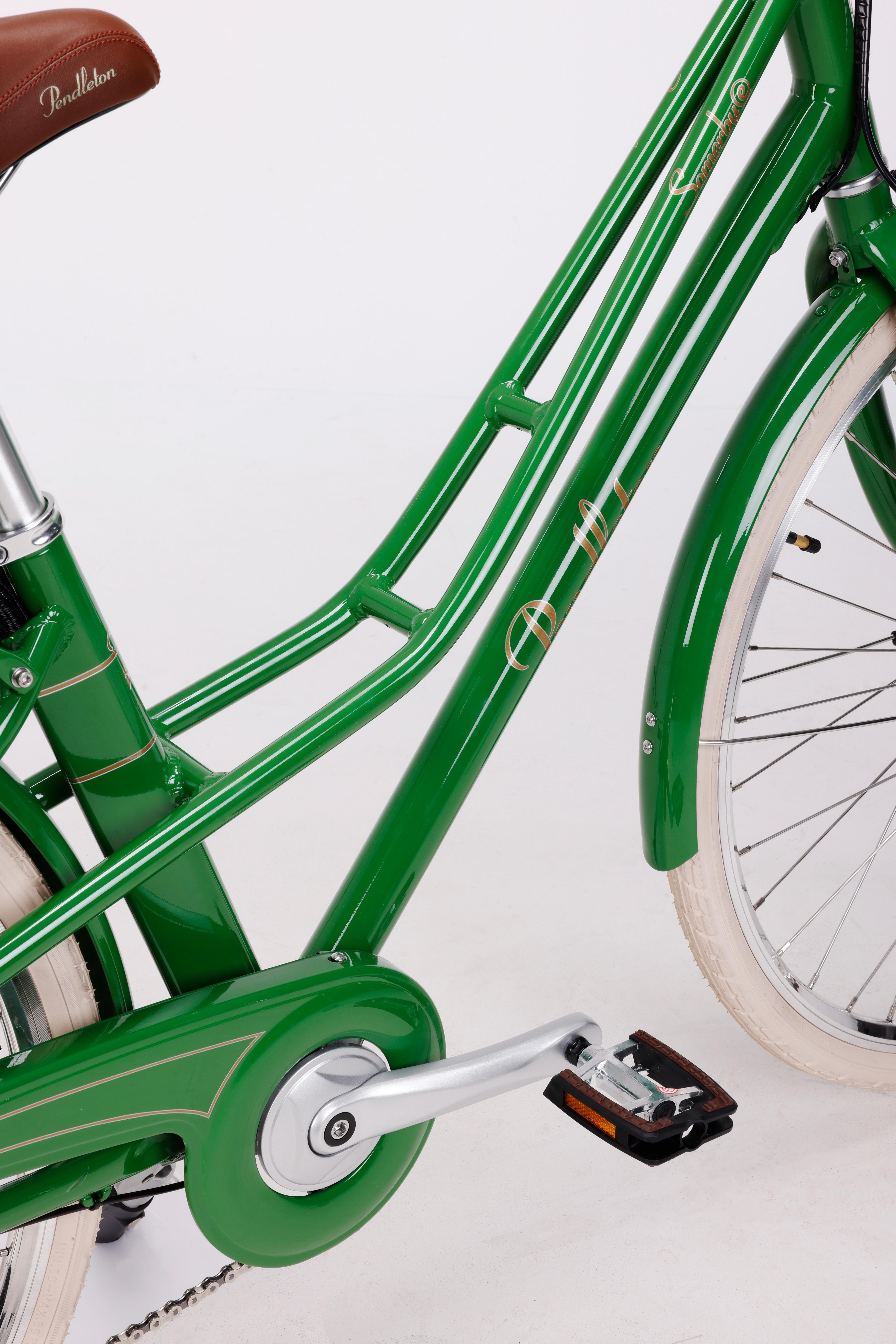 Pendleton Somerby Electric Hybrid Bike - Forest Green - S, M Frames
