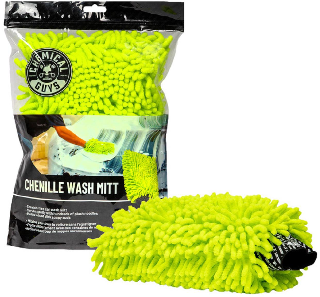 Chemical Guys Scratch Free Wash Mitt Lime Green