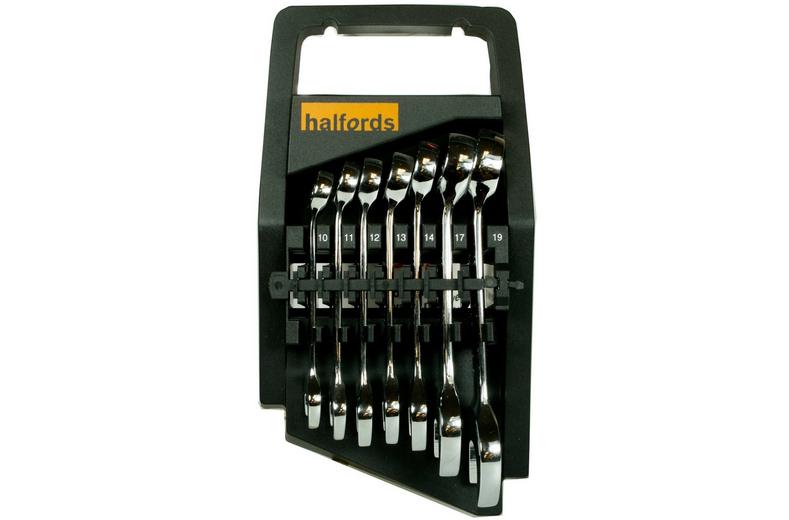 Halfords Advanced 7 piece Stubby Spanners Set Halfords Advanced 7 piece Stubby Spanners Set