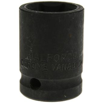 Halfords Advance Chrome Professional 1/2" half inch 12 Point Socket 20mm To 32mm 