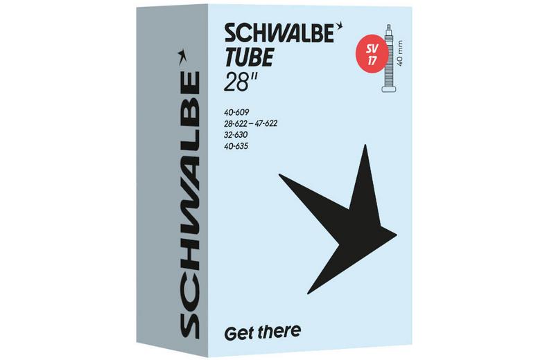 Schwalbe SV17 700x28-47c Inner Tube 40mm Presta Valve Schwalbe SV17 700x28-47c Inner Tube 40mm Presta Valve