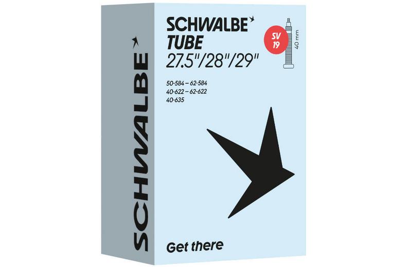 Schwalbe SV19 27.5”/28”/29” Inner Tube 40mm Presta Valve | Halfords UK