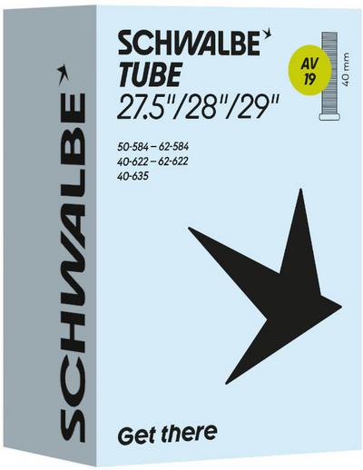 Schwalbe AV19 27.5”/28”/29” Inner Tube Schrader Valve Schwalbe AV19 27.5”/28”/29” Inner Tube Schrader Valve