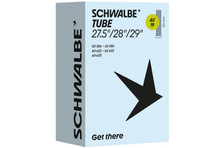 Schwalbe AV19 27.5”/28”/29” Inner Tube Schrader Valve Schwalbe AV19 27.5”/28”/29” Inner Tube Schrader Valve