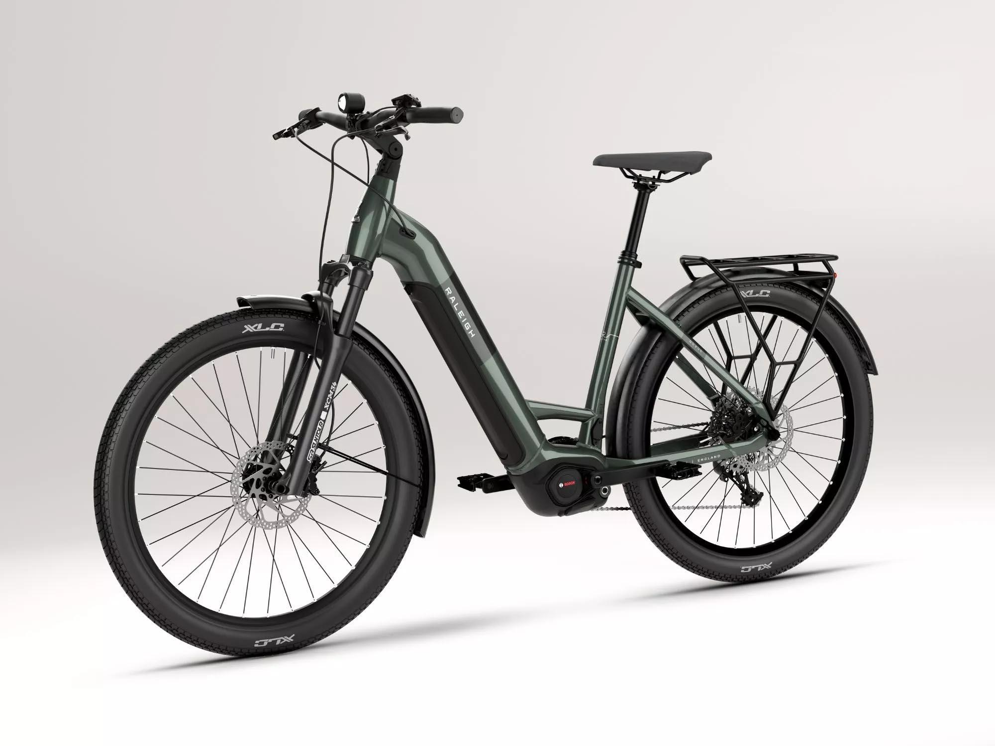 Raleigh Novus Plus Low-Step Electric Hybrid Bike - L Frame