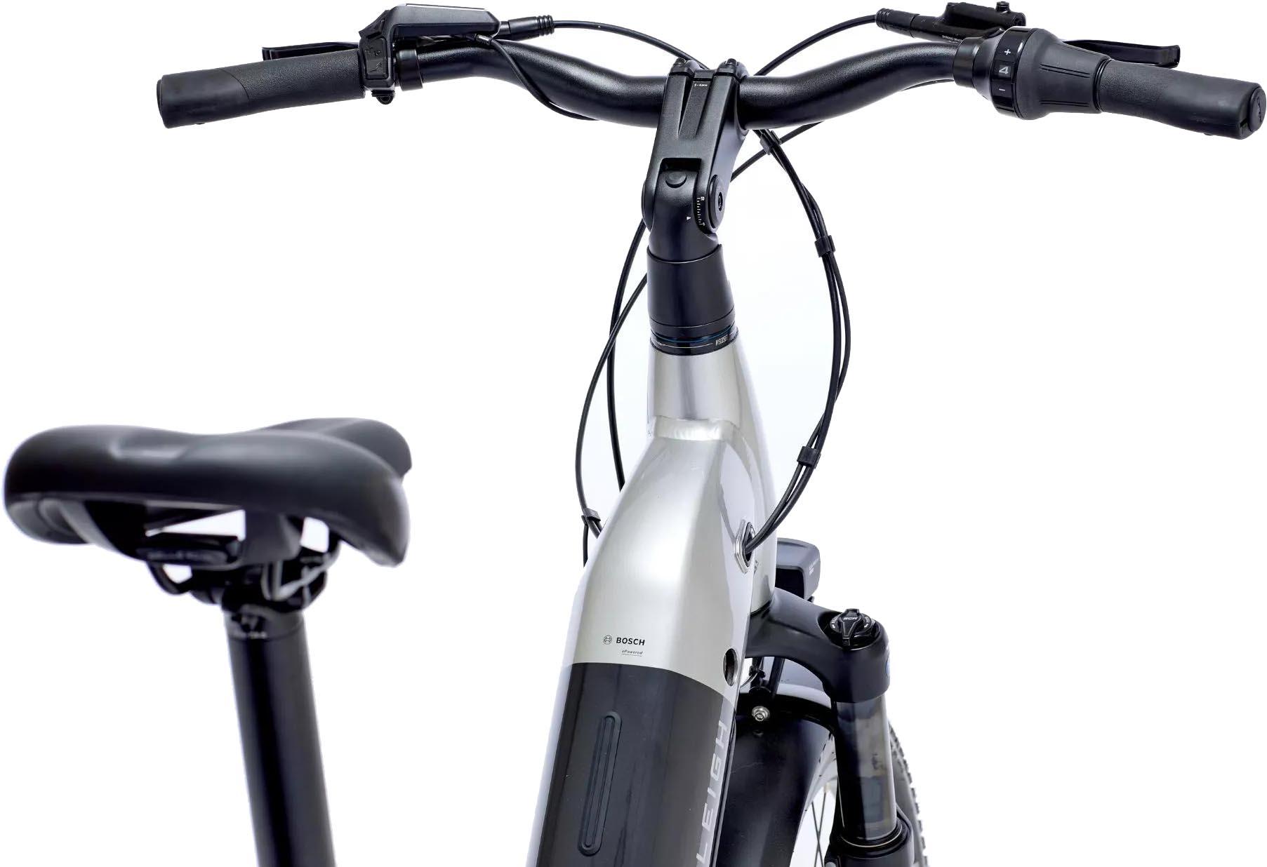 Raleigh Novus Hub Low-Step Electric Hybrid Bike - S, M, L Frames