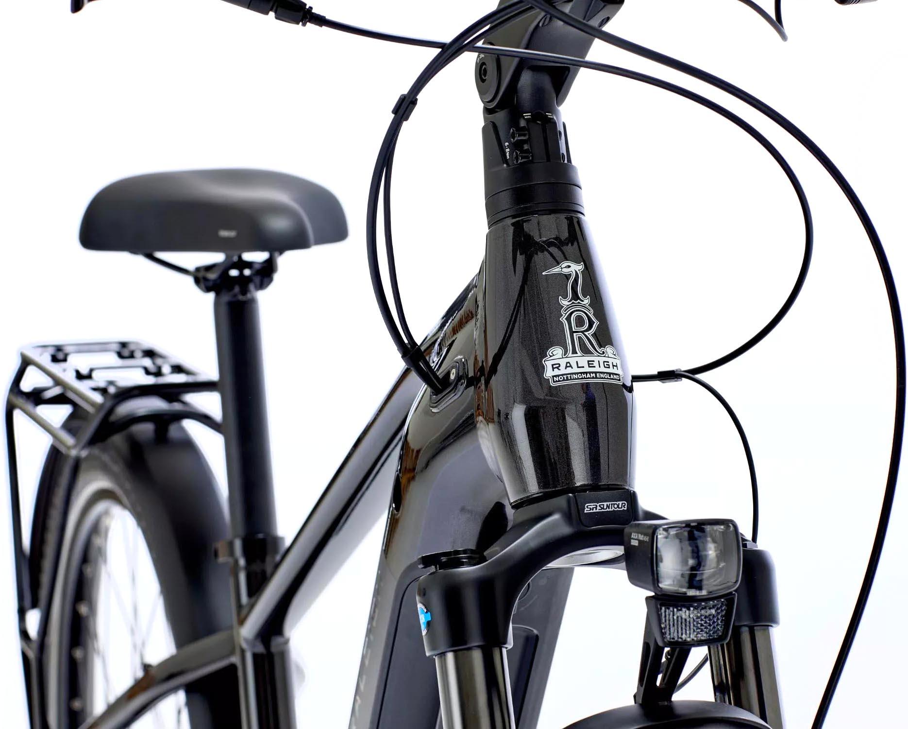 Raleigh Novus Crossbar Electric Hybrid Bike - S, M, L, XL Frames
