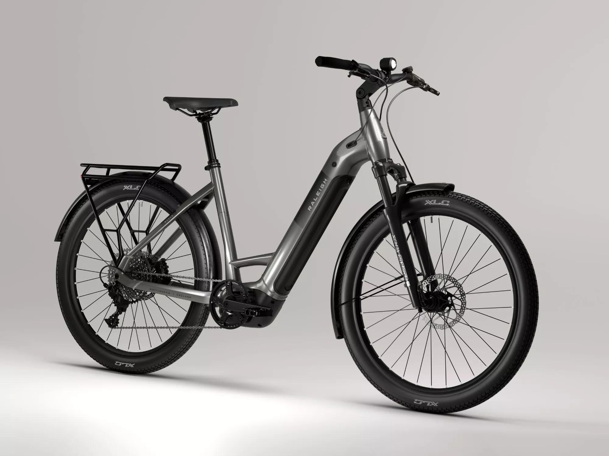 Raleigh Novus Low-Step Electric Hybrid Bike - S, M, L Frames